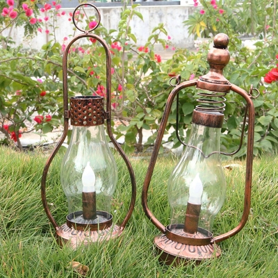 Waterdichte Zonne LEIDENE van IPX6 Tuinlichten het Kamperen Hangende Olielamp