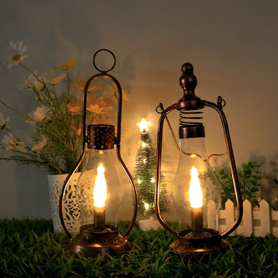 Waterdichte Zonne LEIDENE van IPX6 Tuinlichten het Kamperen Hangende Olielamp