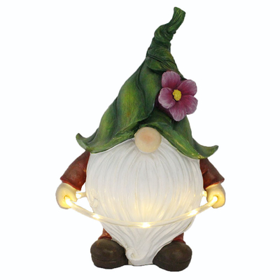 Maken de Zonne Lichte Ambachten van de tuindecoratie LEIDEN van het Harsornament Licht Dierlijk Standbeeld waterdicht