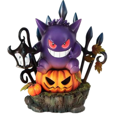 Van de het Spookpompoen van Animegengar Halloween van de Lantaarn Zonne Licht Ambachten van de het Cijfermaan de Schaduwstandbeeld