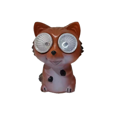 Leuk Dierlijk de Tuinornament van Solar Luminous Lamp van Hars Decoratief Zonne Licht Ambachten Model