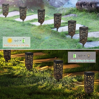 De geleide Holle Zonnelandschapsweg steekt Openluchttuin IP65 6000K aan