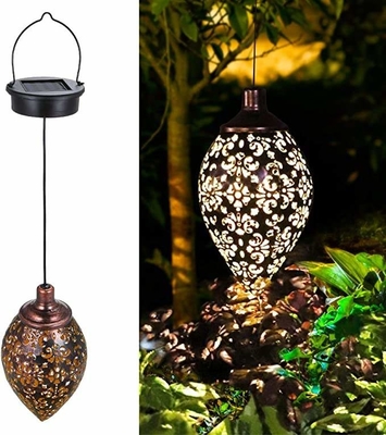 Nachtip66 van Zonne LEIDENE de Lantaarns 3500K van Garland Retro Solar Powered Decorative Tuinlichten
