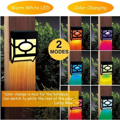 Van de Tuinlichten 2700K van omheiningswaterproof wall mounted Zonne de Nachtlichten