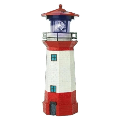 Beeldje van de LEIDENE de Zonneomheining Solar Powered Lighthouse Lichte 1.2V Gift Lichte Tuin