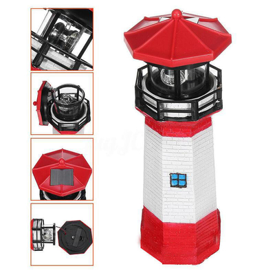 Openlucht de Vuurtoren Zonnelicht van de decoratie Intelligent Inductie met Roterend Licht