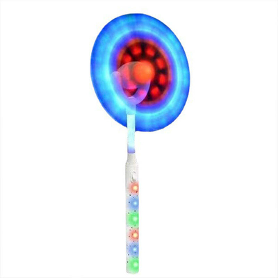 LEIDENE van de kleurenflits Regenboog die Toy Solar Windmill Light spinnen voor Halloween, Kerstmis