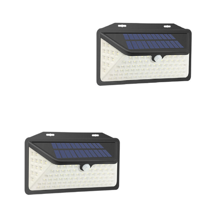 Van de draadloze Zonne de Aangedreven LEIDENE Muur Lichte 5W 550lm Muur Lichte Zonnebewegingssensor