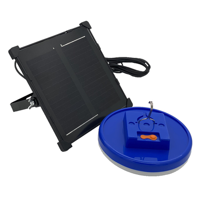 Navulbaar Zonnezonnepaneel 5m van Noodsituatielichten 5V/5W Kabel Dubbel Hoofd