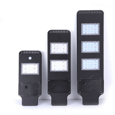 ABS de Super Heldere 60w Zonne Geleide Straatlantaarn van de Straatlantaarnip65 Zonnesensor