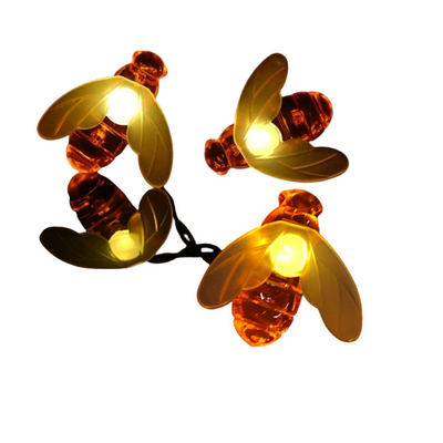 Leuke Zonne de Lichtenkerstmis Op batterijen Garland Light 20lm/w van de Bijentuin