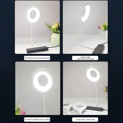 Van de de Studielamp van de de ogenbescherming de Vouwbare Draagbare Energie - de Schemerlampen van de besparingsnacht met USB-poort