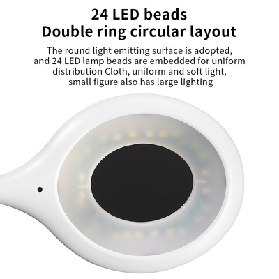Van de de Studielamp van de de ogenbescherming de Vouwbare Draagbare Energie - de Schemerlampen van de besparingsnacht met USB-poort