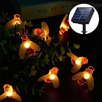 20LED het Openlucht Waterdichte Warme Wit van Honey Bee Solar String Lights voor Tuindecoratie