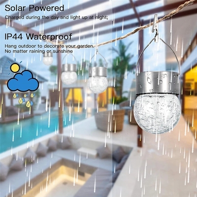 IP65 de zonnekroonluchter van de het Glasbal van de Ritselen Lichte Waterdichte Decoratie