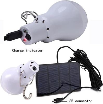 Draagbare Zonnenoodsituatiebol USB Navulbare 3W 4000 Lichtgevende Koele Witte Kleur