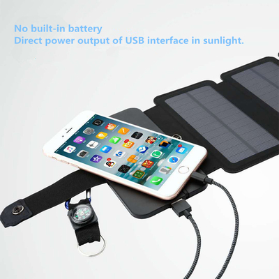 10W vouwbare Zonnepaneel5v 2.1A USB Uitvoerapparaten voor Smartphones