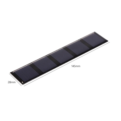 0.5W 2.5V 145*28mm Openlucht Draagbare Zonnepaneellader voor Machtsbank